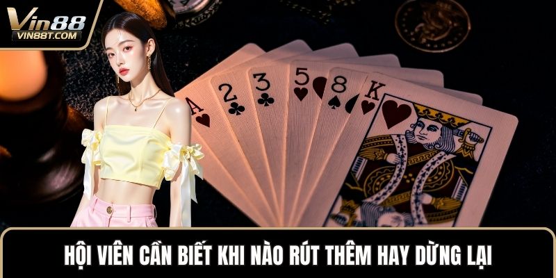 Luật Chơi Xì Dách Chi Tiết Và Dễ Hiểu Cho Người Mới 3 Hội viên cần biết khi nào rút thêm hay dừng lại