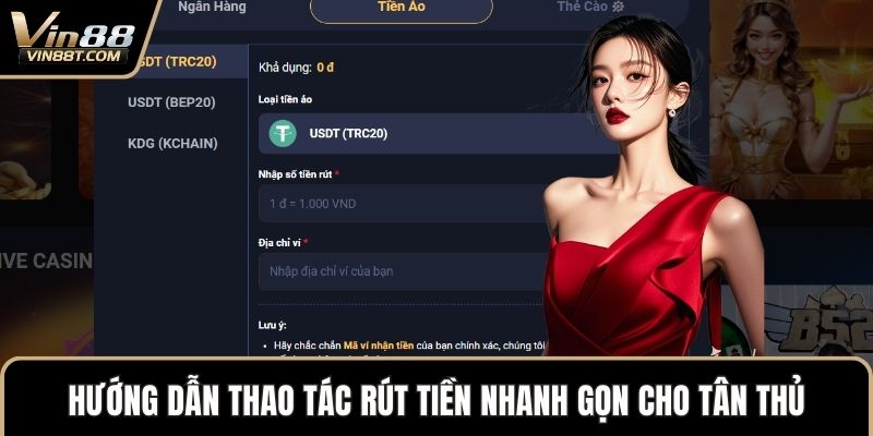 Rút Tiền VIN88: Hướng Dẫn Thao Tác Đơn Giản, Bảo Mật Cao 3 Hướng dẫn thao tác rút tiền nhanh gọn cho tân thủ