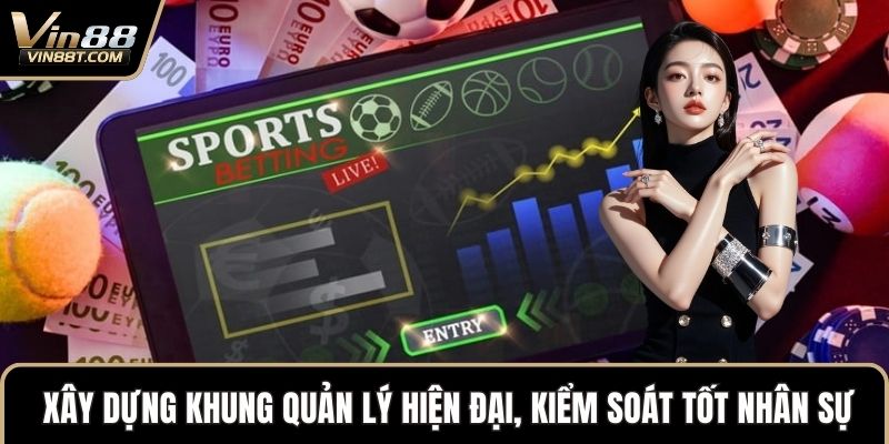 Trần Hoàng Hiệp – CEO VIN88 Kiến Tạo Thương Hiệu Dẫn Đầu 2  Xây dựng khung quản lý hiện đại, kiểm soát tốt nhân sự